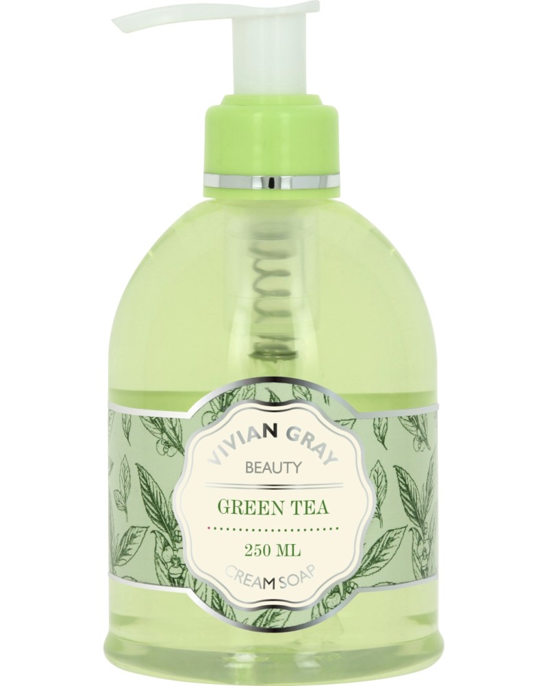 Vivian Gray Naturals Cream Soap Green Tea -          "Naturals" - 