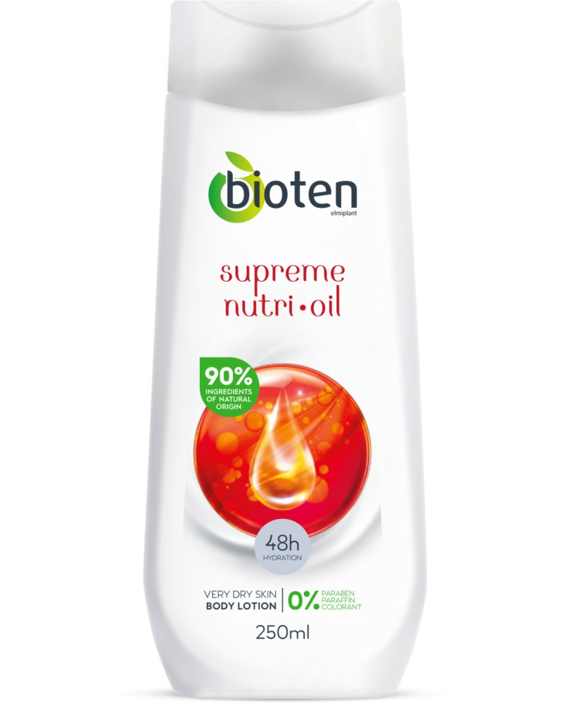 Bioten Supreme Nutri Oil Body Lotion Bioten Supreme Nutri Oil Body Lotion - Възстановяващ лосион за тяло с ценни масла - лосион