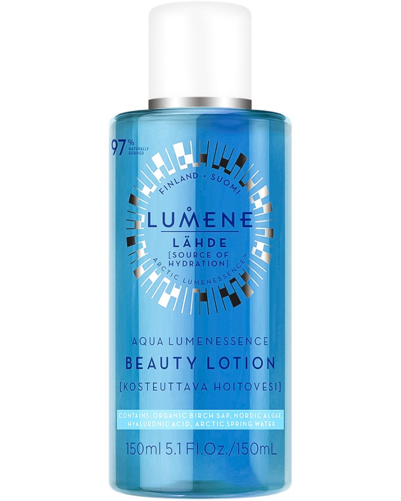 Lumene Lahde Aqua Lumenssence Beauty Lotion Lumene Lahde Aqua Lumenssence Beauty Lotion - Хидратиращ течен лосион за лице от серията "Lahde" - лосион