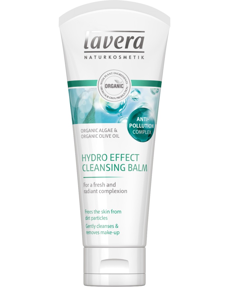 Lavera Hydro Effect Cleansing Balm Lavera Hydro Effect Cleansing Balm - Измиващ балсам за лице с комплекс против замърсявания от серията "Hydro Effect" - балсам