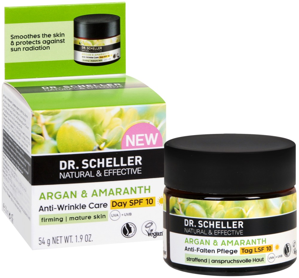 Dr. Scheller Argan & Amaranth Anti-Wrinkle Day Care SPF 10 -        Argan & Amaranth - 