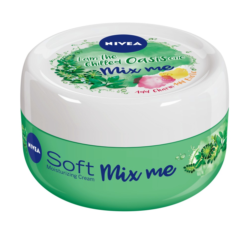 Nivea Soft Mix Me Chilled Oasis Moisturizing Cream - ���������� ���� �� ���� � ���� � ������ ������ �� ������� "Mix me" - ����