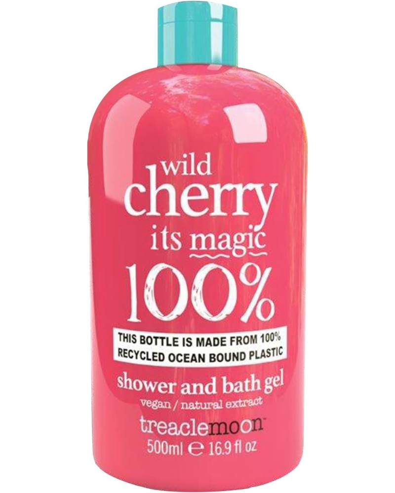 Treaclemoon Wild Cherry Its Magic Shower & Bath Gel Treaclemoon Wild Cherry Its Magic Shower & Bath Gel - Душ гел и пяна за вана 2 в 1 с аромат на череша - душ гел
