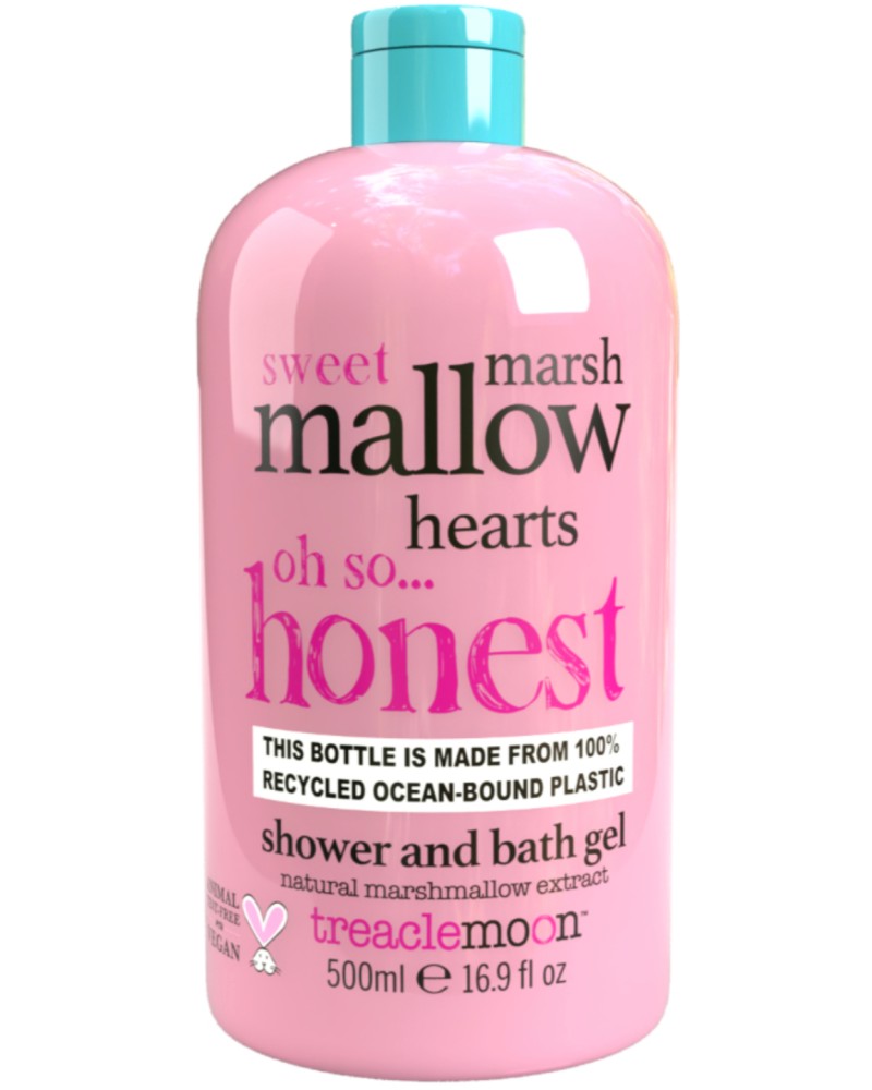 Treaclemoon Sweet Marshmallow Hearts Shower & Bath Gel - ��� ��� � ���� �� ���� 2 � 1 � ������ �� ������� - ��� ���