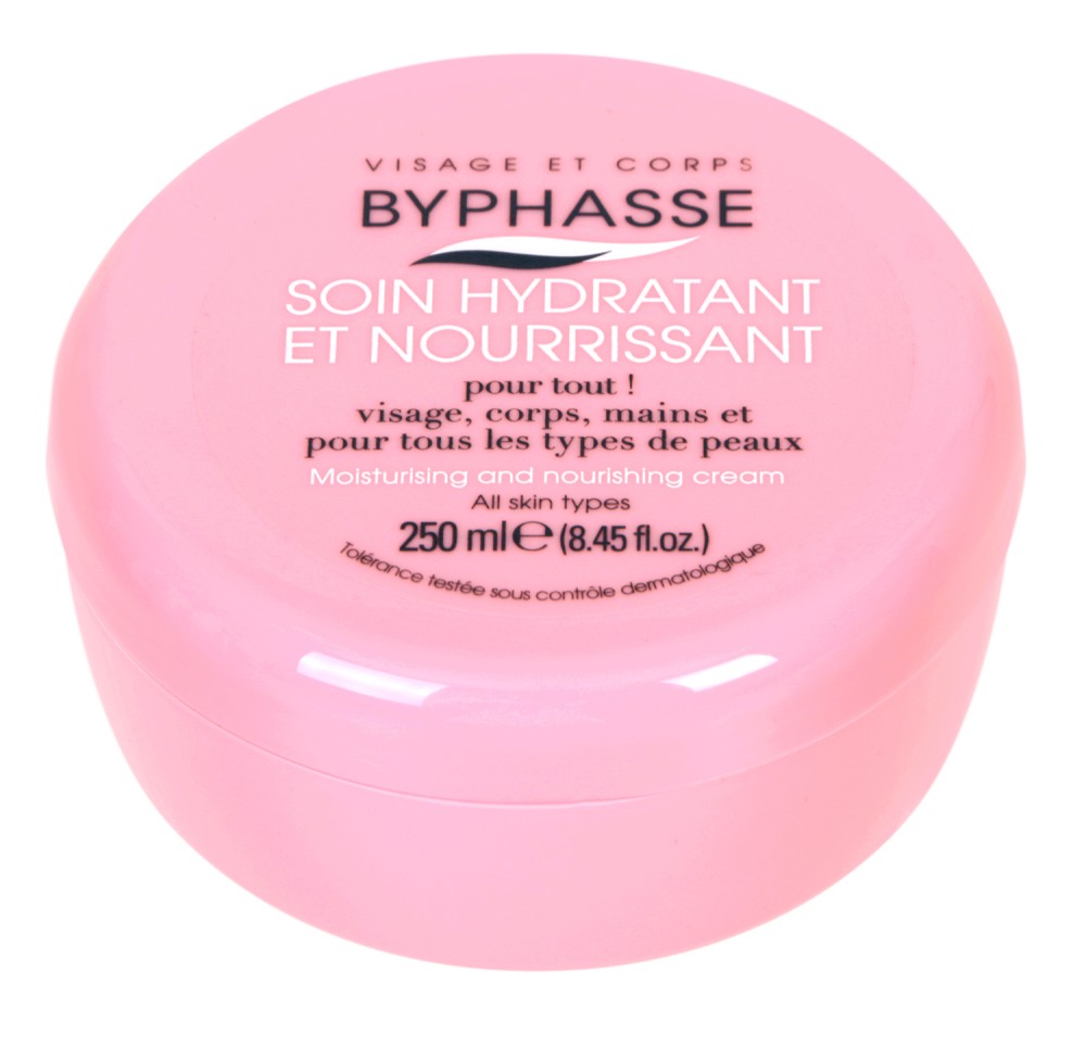 Byphasse Moisturizing and Nourishing Face and Body Cream -              - 