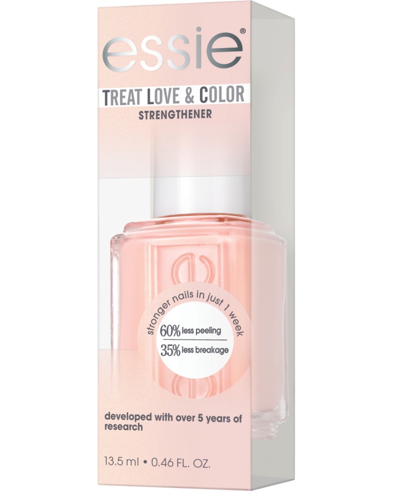 Essie Treat Love & Color Strengthener - Заздравител за нокти с деликатен цвят - продукт