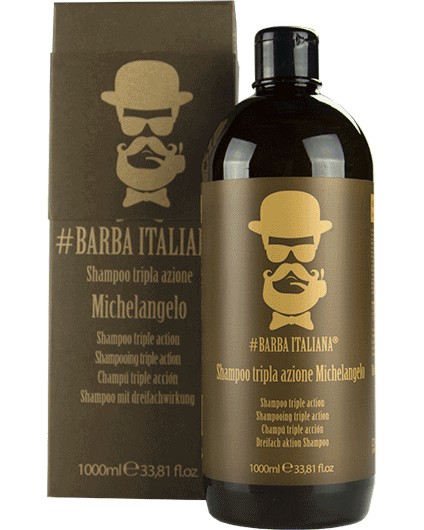 Barba Italiana Triple Action Shampoo - Michelangelo -     ,    - 