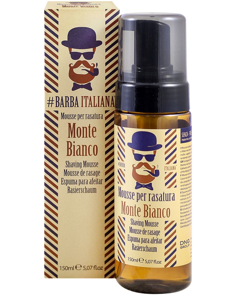 Barba Italiana Monte Bianco Shaving Mousse -    - 