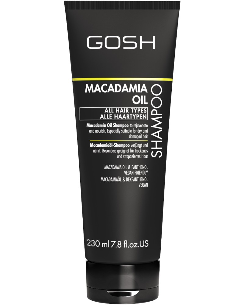 Gosh Macadamia Oil Shampoo -            "Macadamia Oil" - 