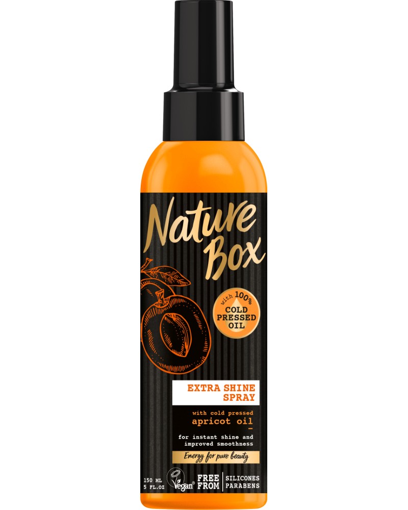 Nature Box Apricot Oil Extra Shine Spray -          - 