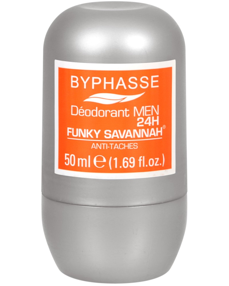 Byphasse Men Funky Savannah Antiprespirant Roll-on -     - 