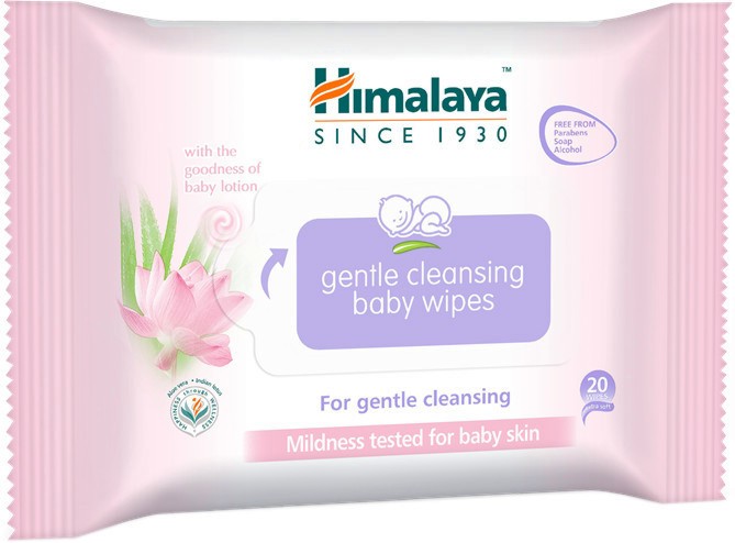 Himalaya Gentle Cleansing Baby Wipes -      -   20  56  -  
