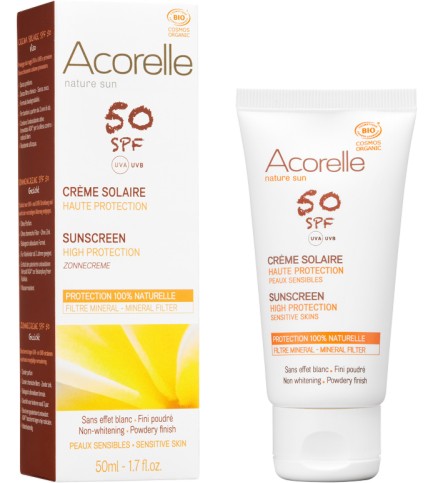Acorelle Nature Sun Sunscreen High Protection SPF 50 - ��� ������������� ���� �� ���� �� ������������ ���� �� ������� "Nature Sun" - ����