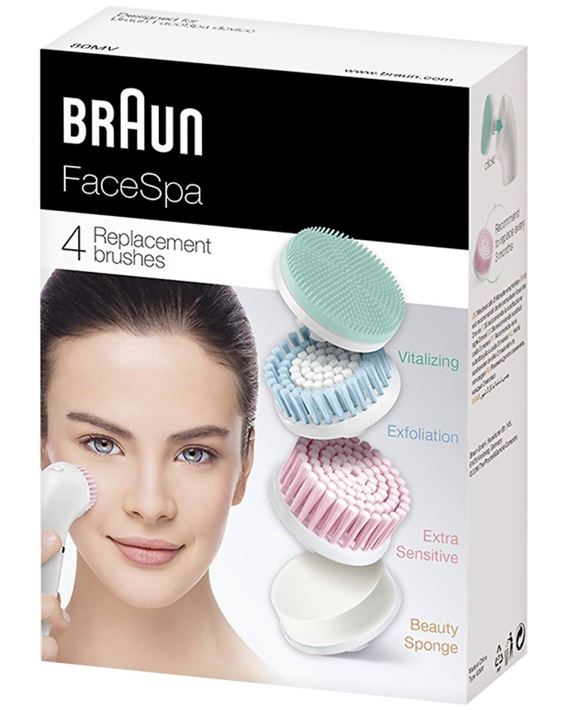 Braun FaceSpa 80MV Refills - �������� �� ����������� ���������, �������� ����� � ���������� ���� �� ���� - �������