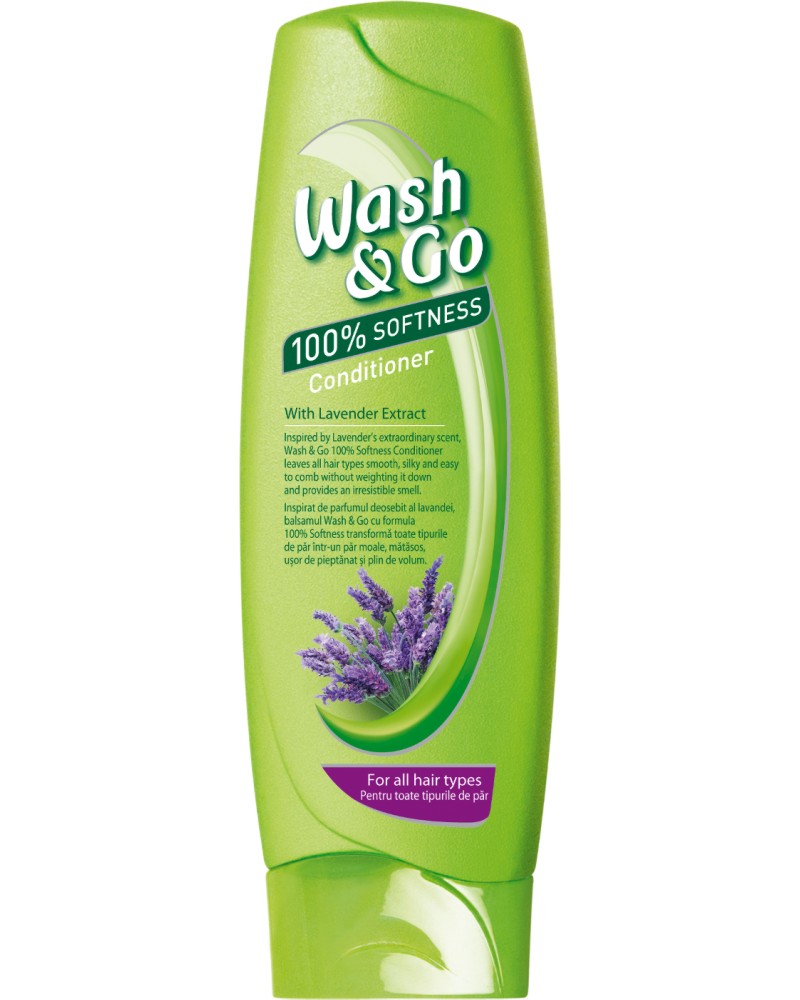 Wash & Go Conditioner With Lavender Extract -          - 