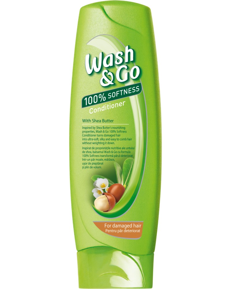 Wash & Go Conditioner With Shea Butter -         - 