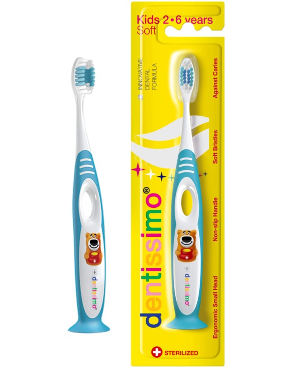 Dentissimo Kids 2 - 6 Years Soft Toothbrush -            2  6  - 