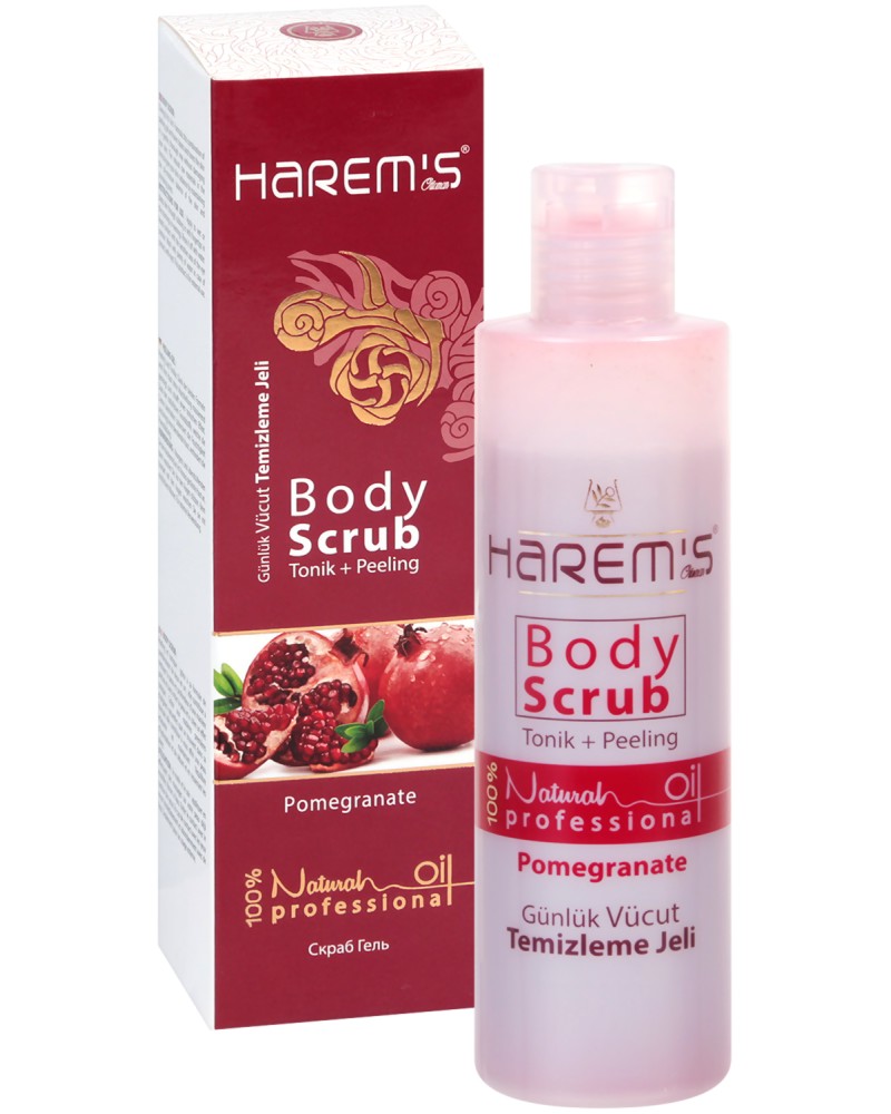 Harem's Body Scrub Pomegranate Harem's Body Scrub Pomegranate - Ексфолиант за тяло с нар - продукт