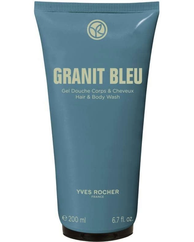 Yves Rocher Granit Bleu Hair & Body Wash -        -  
