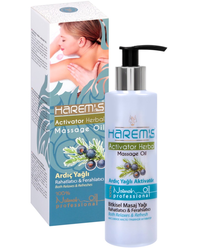 Harem's Activator Herbal Massage Juniper Oil -      - 