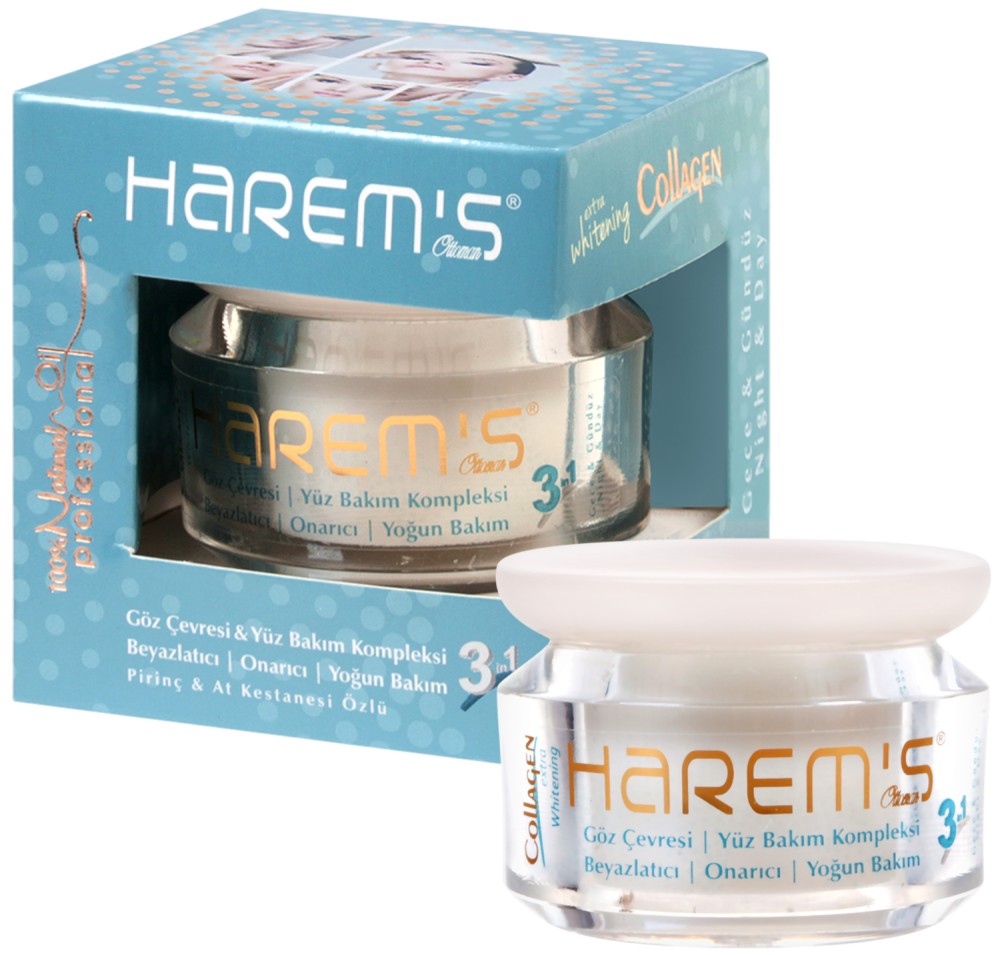 Harem's Eye Contour & Face Day & Night Cream Rice & Horse Chestnut Extract -              - 