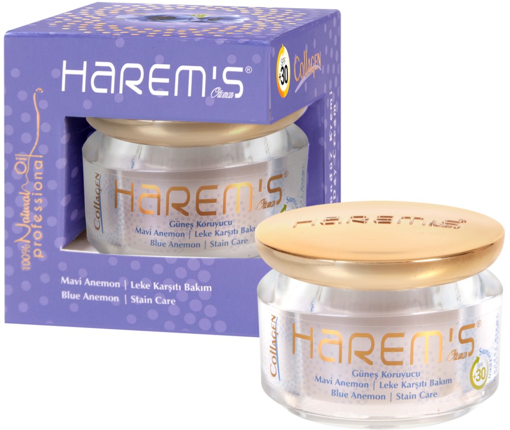 Harem's Face & Decollete Day Cream Blue Anemon - SPF 30+ -          - 