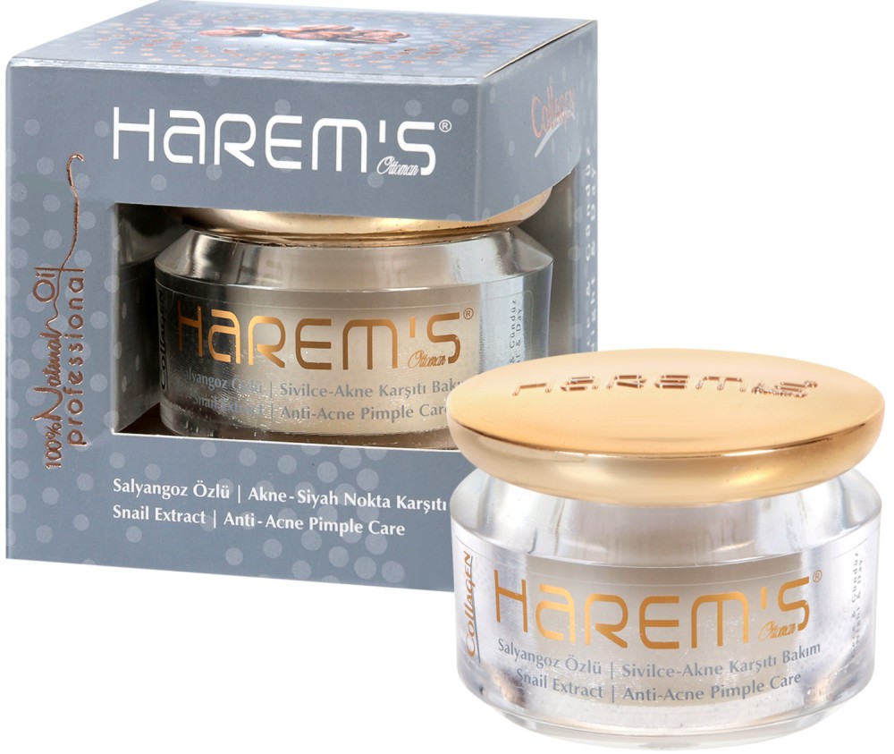 Harem's Anti-Acne Pimple Care Face & Decollete Snail Extract -             - 