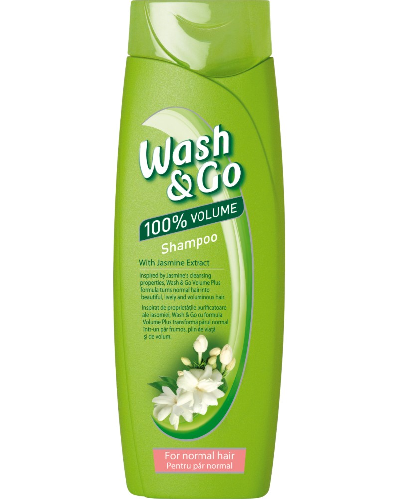 Wash & Go Shampoo With Jasmine Extract -         - 