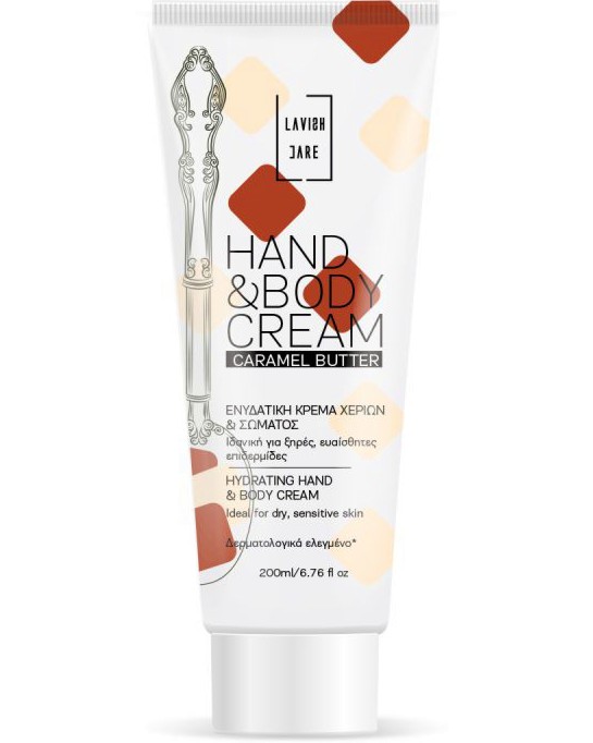 Lavish Care Caramel Butter Hand & Body Cream Lavish Care Caramel Butter Hand & Body Cream - Крем за ръце и крака с аромат на карамел - крем