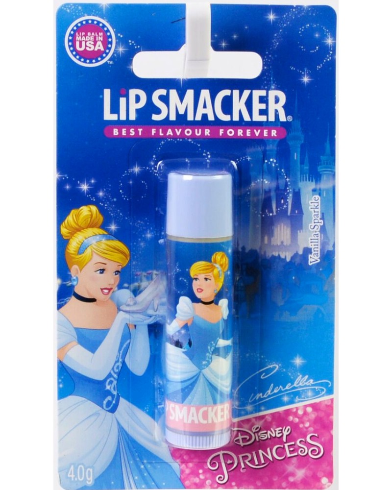 Lip Smacker Cinderella Lip Smacker Cinderella - Балсам за устни на тема Принцесите на Дисни - балсам