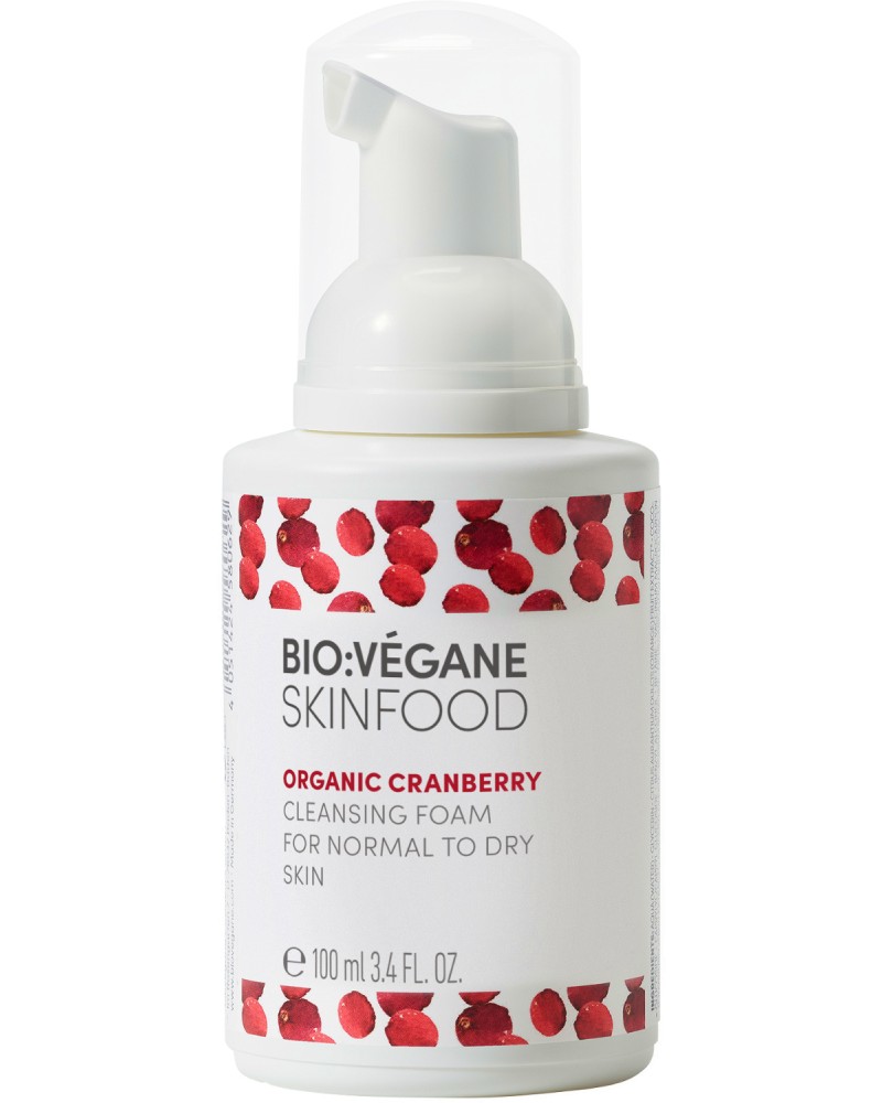 Bio:Vegane Skinfood Organic Cranberry Cleansing Foam -           "Organic Cranberry" - 