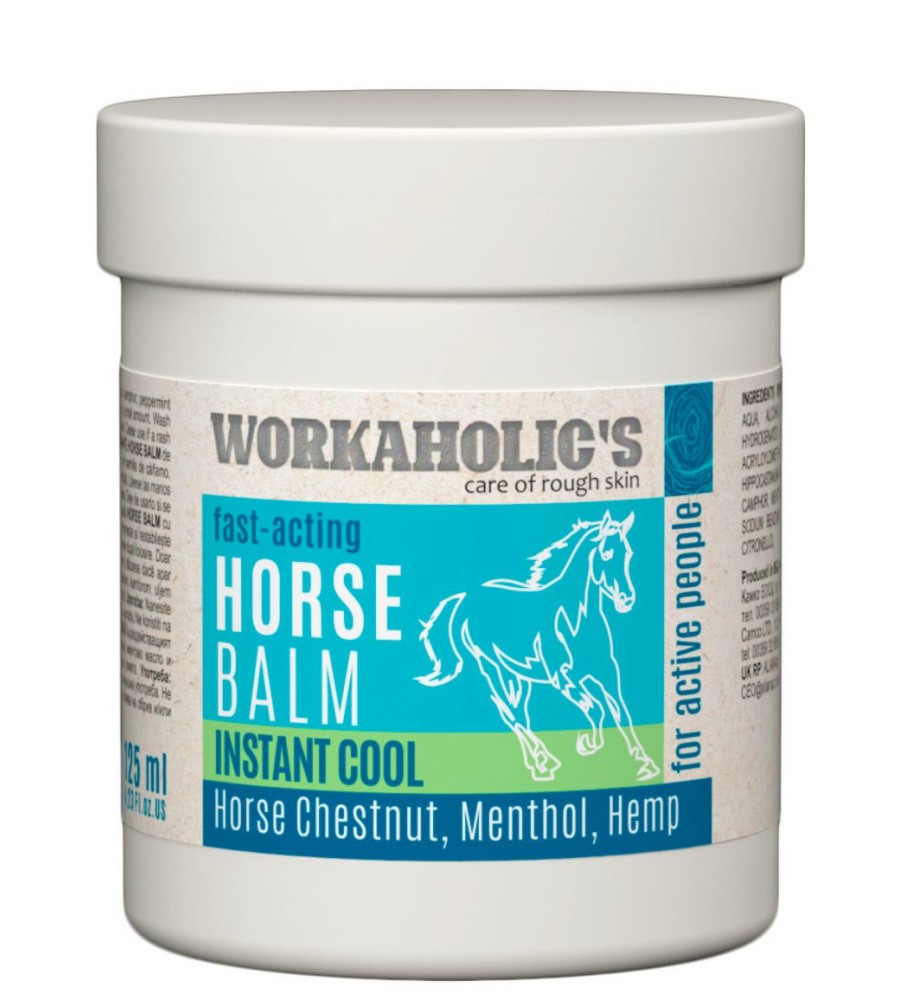 Workaholic's Fast-Acting Instant Cool Horse Balm -       ,       - 