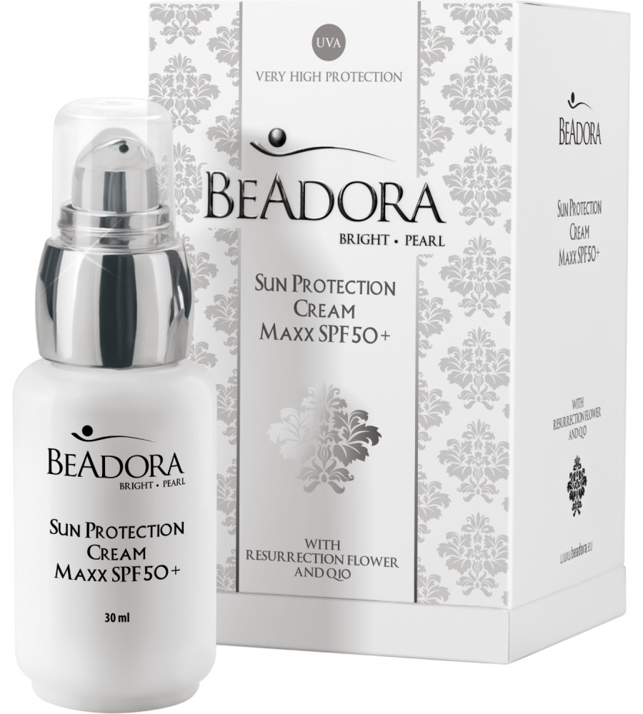 Beadora Bright Pearl Sun Protection Cream Maxx SPF 50+ -       Q10 - 