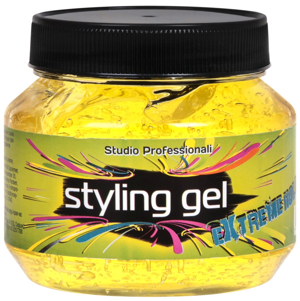 Studio Professionali Styling Gel Extreme Hold Studio Professionali Styling Gel Extreme Hold - Гел за коса с изключително силна фиксация - гел