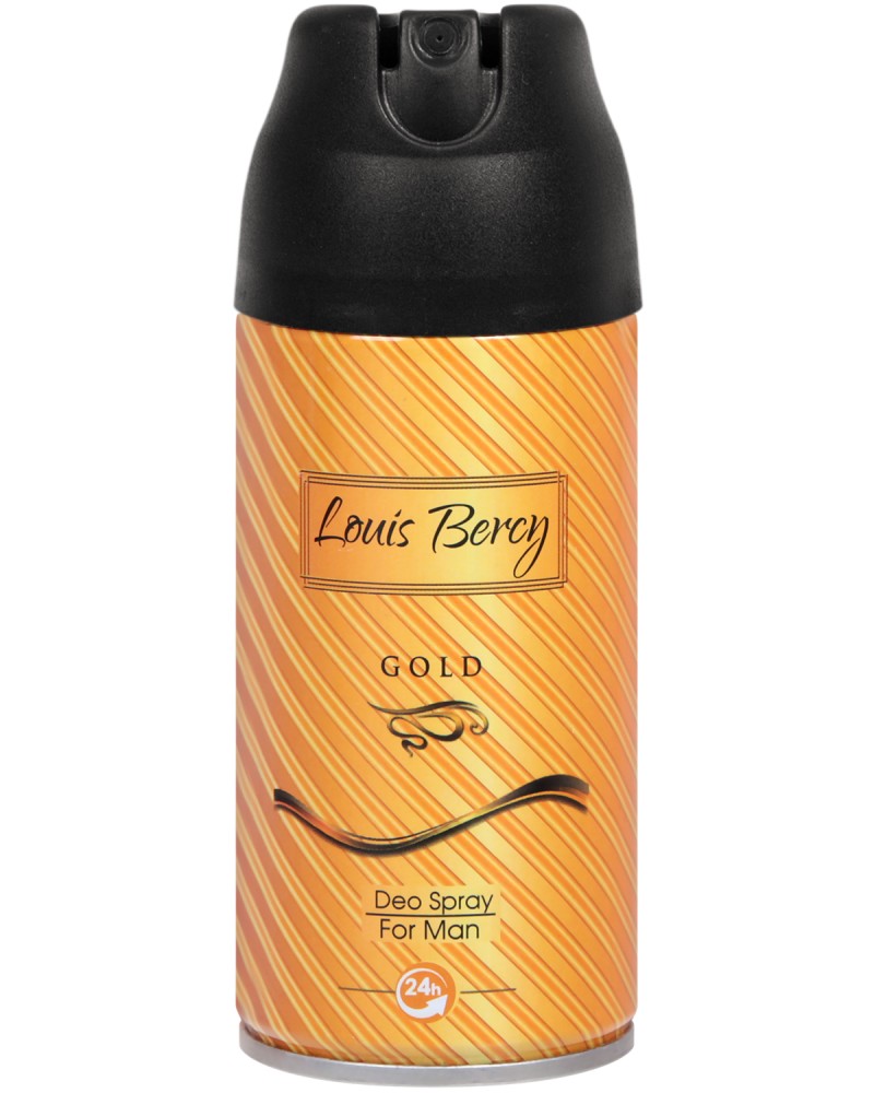 Louis Bercy Man Gold Deo Spray -   - 
