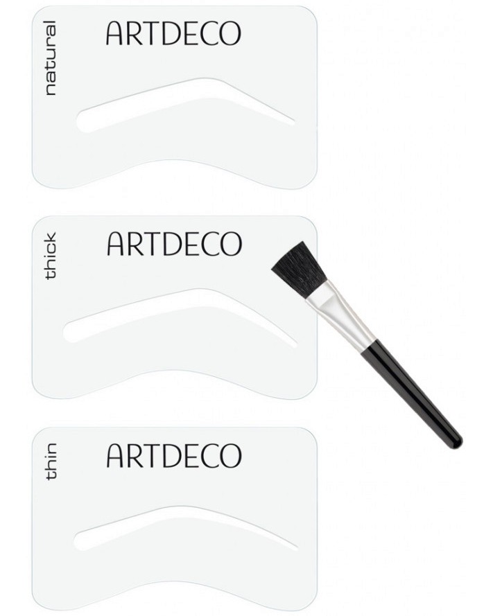 Artdeco Eye Brow Stencils -   3       - 