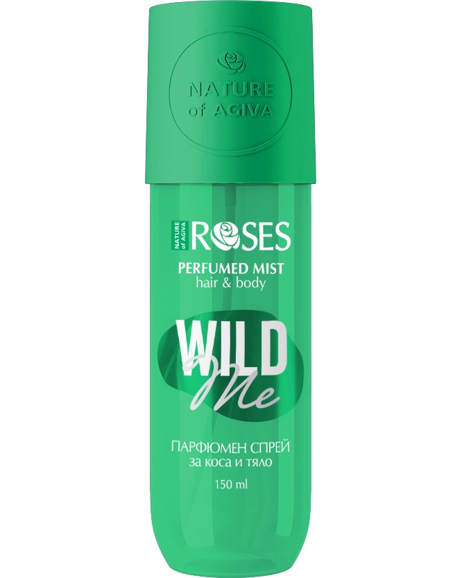 Nature of Agiva Roses Wild Me Hair & Body Perfumed Mist Nature of Agiva Roses Wild Me Hair & Body Perfumed Mist - Парфюмен спрей за коса и тяло от серията Roses - продукт
