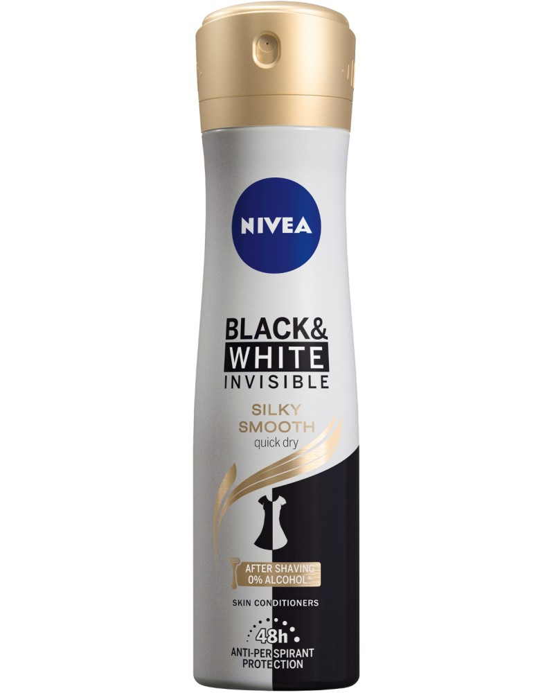 Nivea Black & White Silky Smooth Anti-Perspirant -       Black & White - 