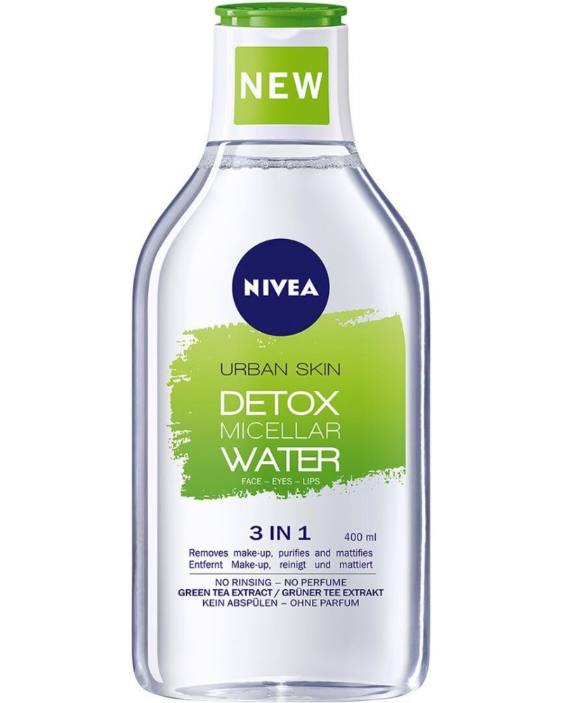 Nivea Urban Skin Detox Micellar Water 3 in 1 -        - 