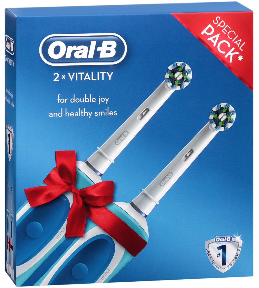 Oral-B 2 x Vitality - ������ �������� �� 2 ���� ������������ ����� �� ���� - �����