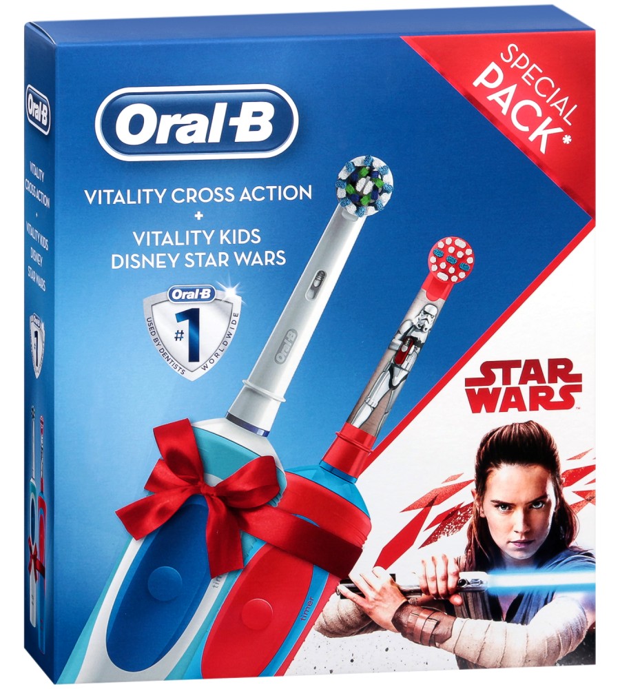 Oral-B Vitality Cross Action + Vitality Kids Disney Star Wars -    2      - 