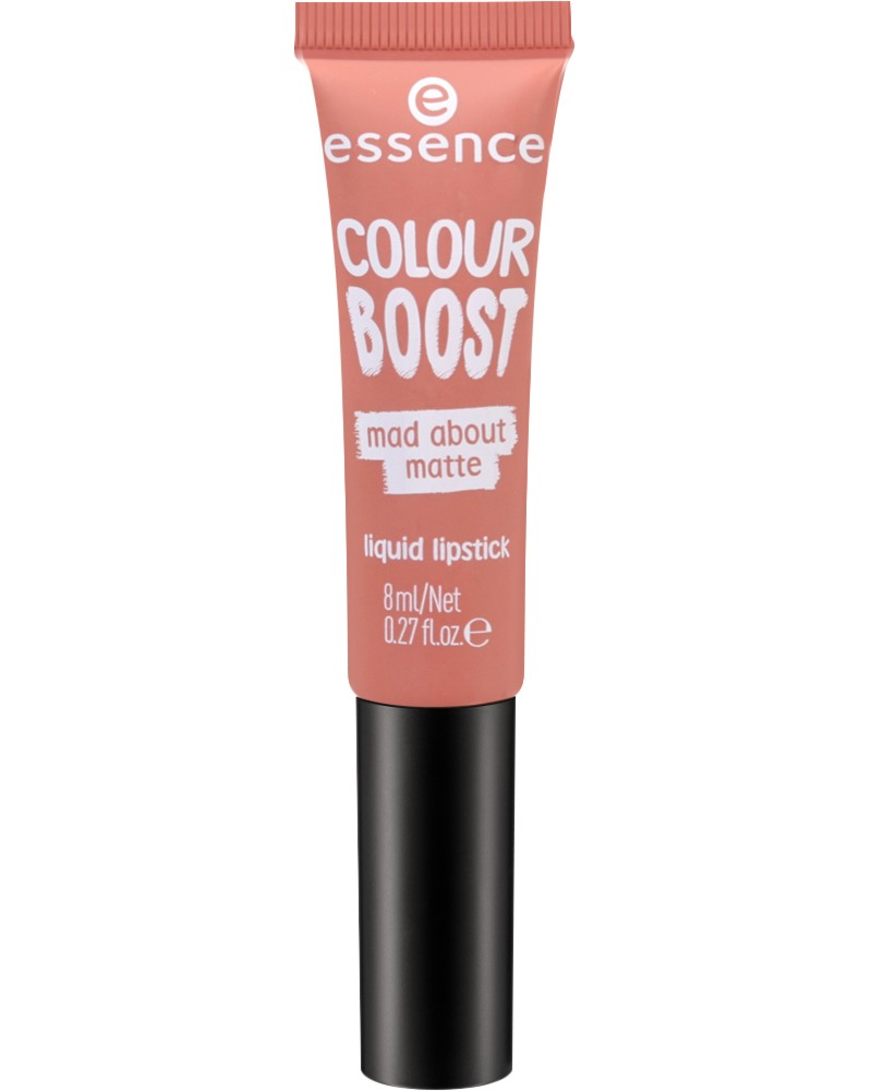 Essence Colour Boost Mad About Matte Liquid Lipstick - Течно матово червило - червило