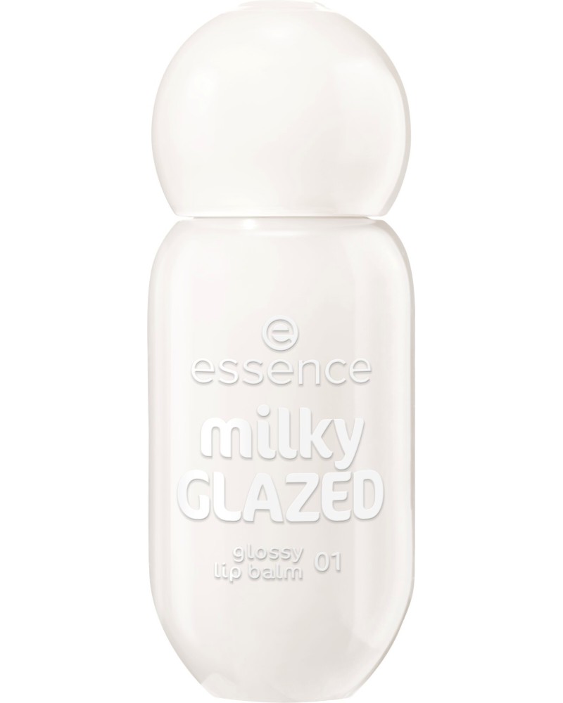 Essence Milky Glazed Glossy Lip Balm Essence Milky Glazed Glossy Lip Balm - Гланц-балсам за устни - балсам