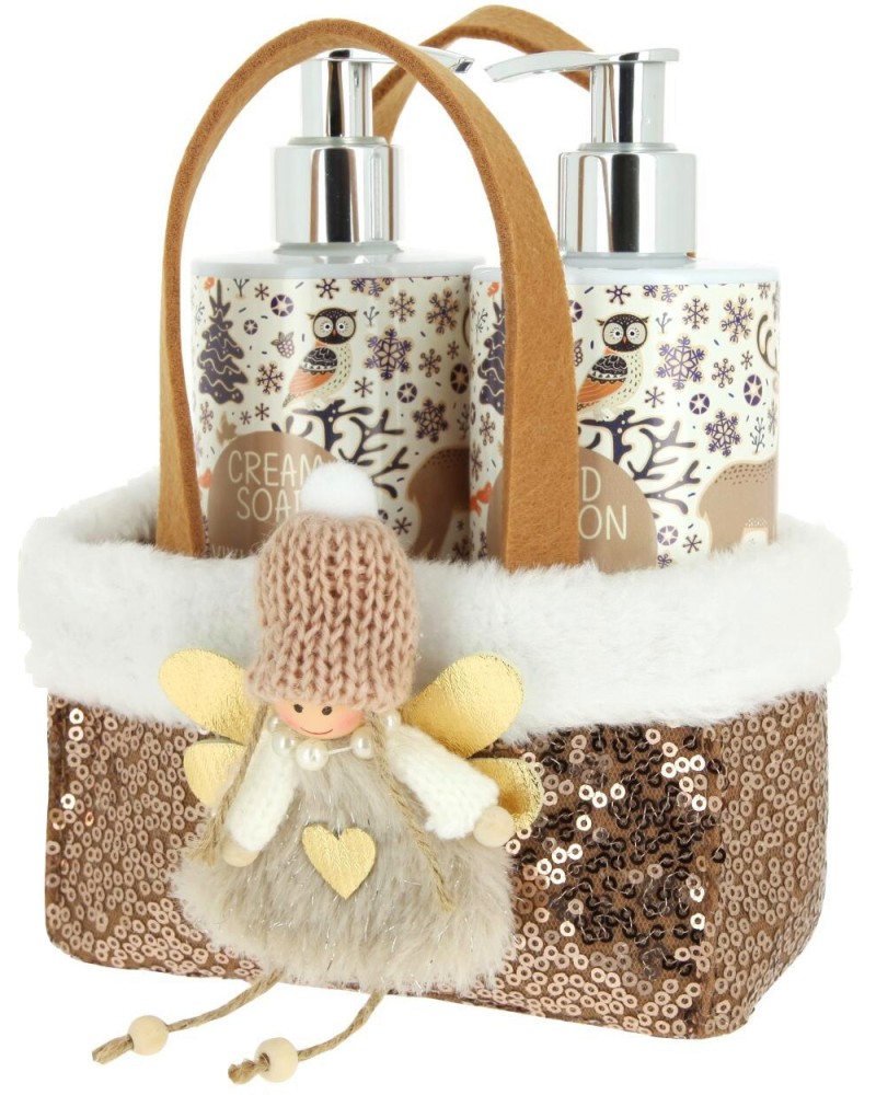 Подаръчен комплект Vivian Gray Bronze Fairy Подаръчен комплект Vivian Gray Bronze Fairy - Течен сапун и лосион за ръце с аромат на ванилия и иланг-иланг - продукт