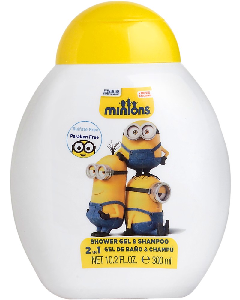 Minions Shower gel & Shampoo 2 in 1 -      2  1   "" - 