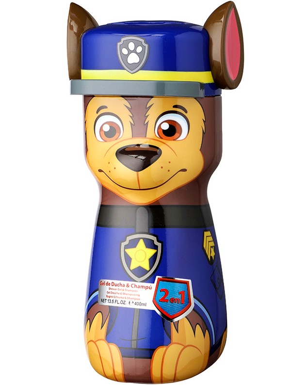 Paw Patrol Shower Gel & Shampoo 2D - Chase -      2  1     - 