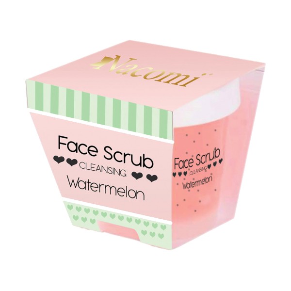 Nacomi Cleansing Face & Lip Scrub - Watermelon -           - 