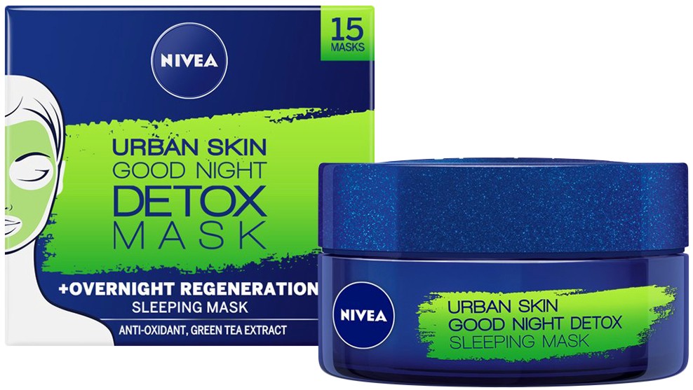 Nivea Urban Skin Detox Good Night Mask - ������������� ����� ����� �� ���� - �����
