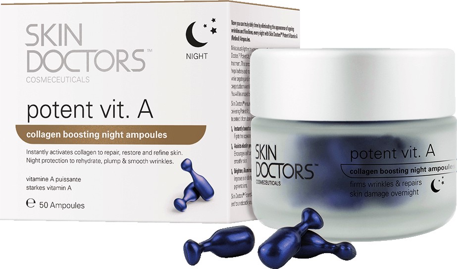 Skin Doctors Potent Vit. A Collagen Boosting Night Ampoules -       A - 