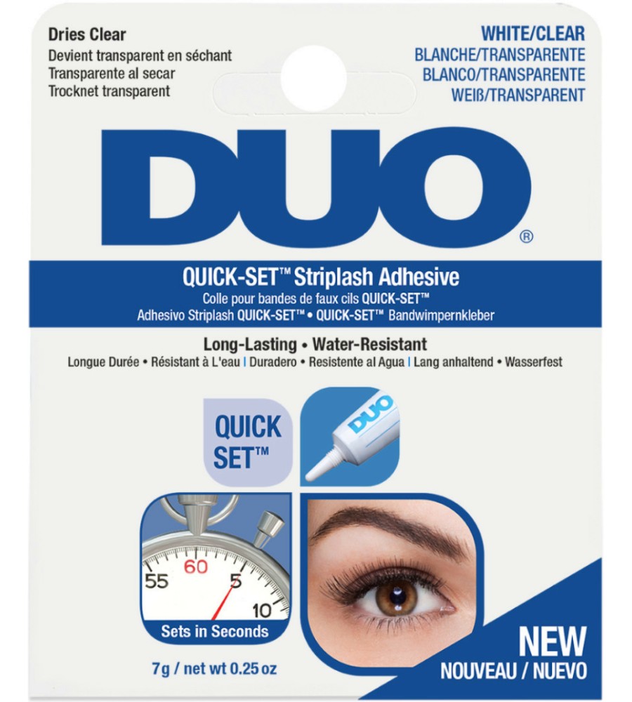 Ardell DUO Quick Set Striplash Clear Adhesive -     - 